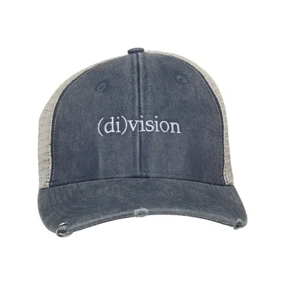 Trucker cap (Blue, Beige) from Division