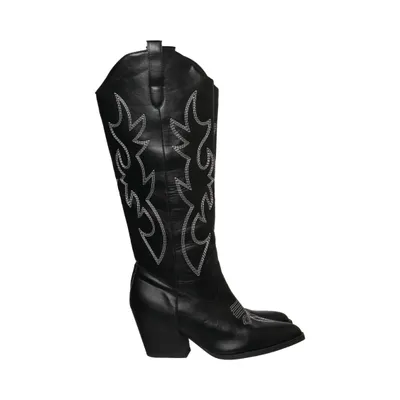 Cowboyboots (Svart)