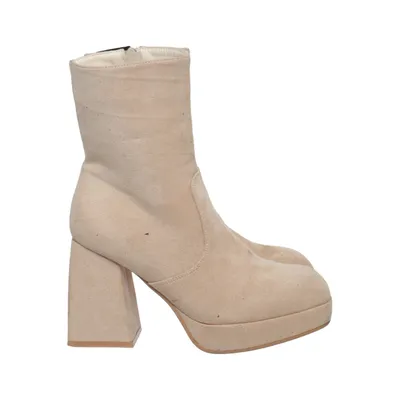 Stiefeletten (Beige) von Ideal Shoes