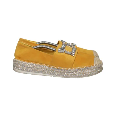 Espadrilles (Geel) van Marquiiz Leer