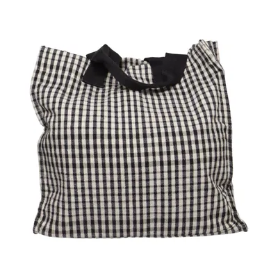 Sac en toile (Noir, Blanc) de Mudo Coton, Polyester, Polyuréthane