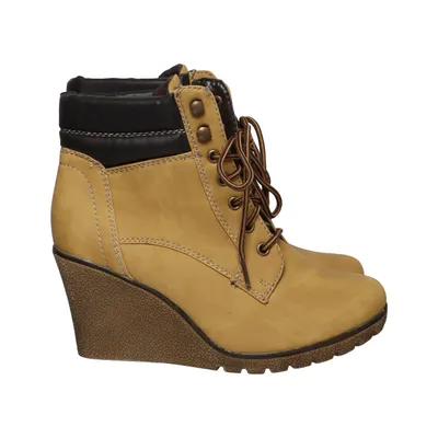 Sleehakken (Beige, Zwart) van Pep Step Polyester