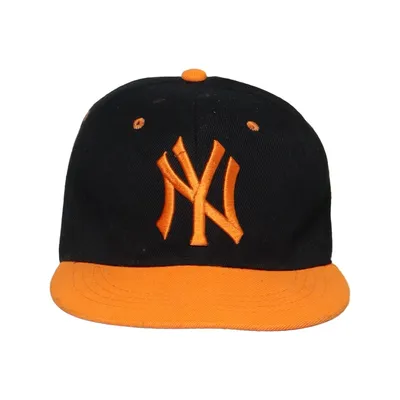 Casquette de baseball (Noir, Orange) de New Era Acrylique