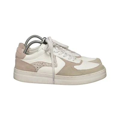 Trainers (White, Beige) from Maruti Leather