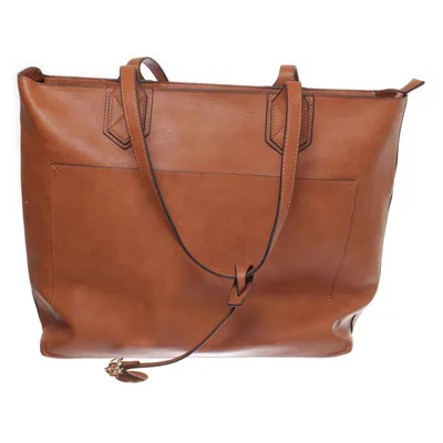 Handväska (Brun) Polyester, Polyuretan