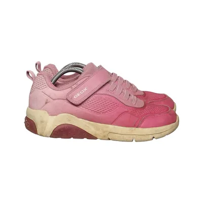 Baskets LED (Rose) de Geox Cuir