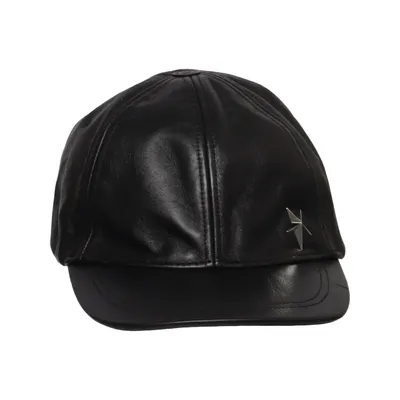 Casquette de baseball (Noir) de Mugler x H&M Élasthane, Cuir, Polyamide