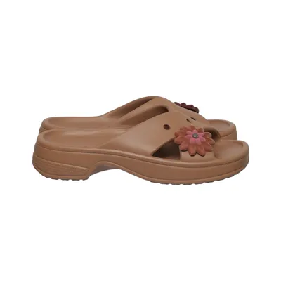 Sandales (Marron) de Crocs Polyuréthane