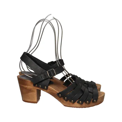 Clogs (Black) from Sanita Leather