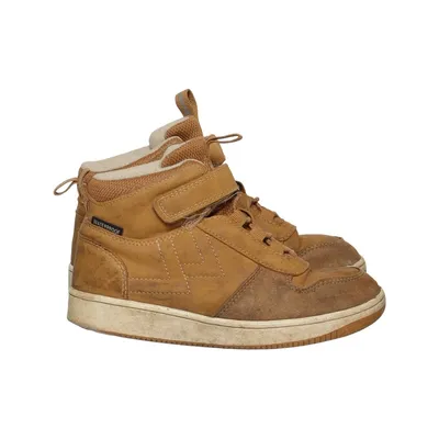 Laced boots (Brown) Leather