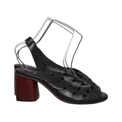 Sandales à talons hauts (Noir) de ONYX Cuir