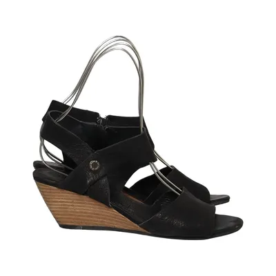 Wedges (Black) from D for Dasia Leather