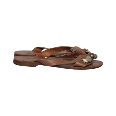 Tongs (Marron) de Amsterdam Noosa Cuir