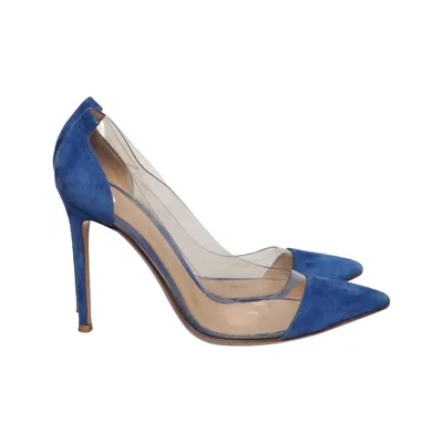 Escarpins (Bleu) de Gianvito Rossi Cuir