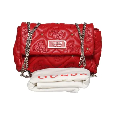 Shoulder-bag (Red) from Guess Cotton, Polyester, Polyurethane
