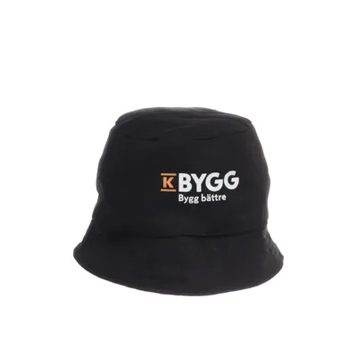 Bucket hat (Black) from K-Bygg Cotton