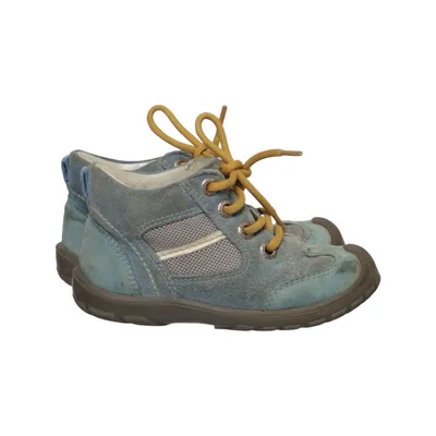 Laced boots (Blue, Yellow) from Superfit Leather