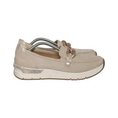 Mocassins (Beige) de Rieker Antistress Cuir