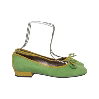 Ballet flats (Green, Yellow) from Diva Leather