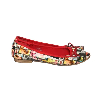 Ballerines (Rouge, Multicolore) de Conway Cuir