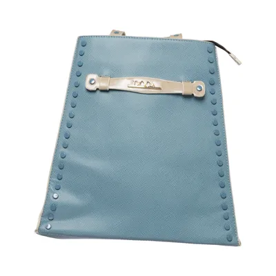 Backpack (Blue, Beige) from Doca Polyester, Polyurethane