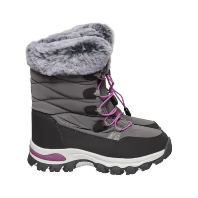 Laced boots (Gray, Black, Purple) from Hobibear