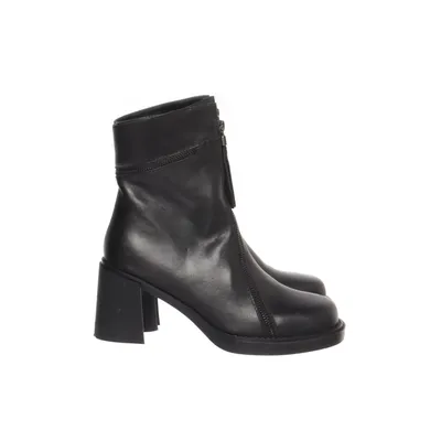 Heeled boots (Black) from Cesare Gaspari Leather