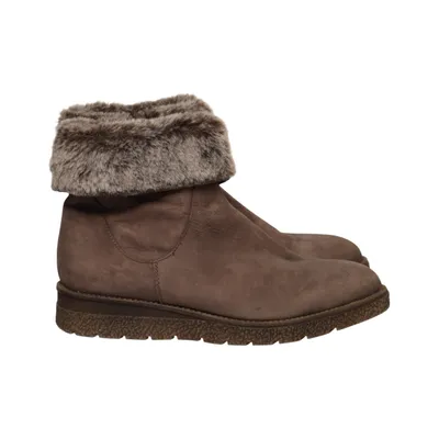 Ankle boots (Brown) from Bama Leather