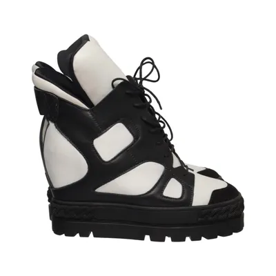 Snørestøvler (Sort, Hvid) fra Casadei