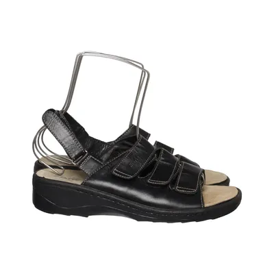 Sandales (Noir) de Sköna Marie Cuir