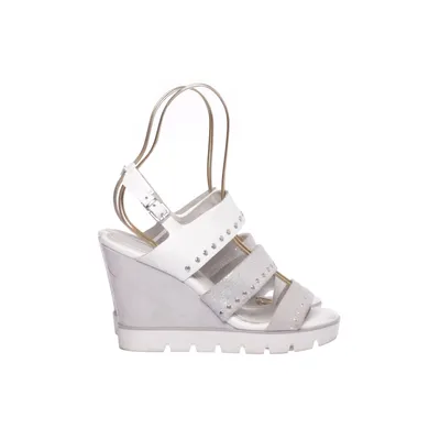 Chaussure compensées (Blanc, Gris, Argent) de Marco Tozzi
