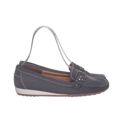 Loafers (Blue) from Luftpolster Leather