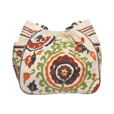 Handbag (Beige, Multicolored) from Brigitte von Boch