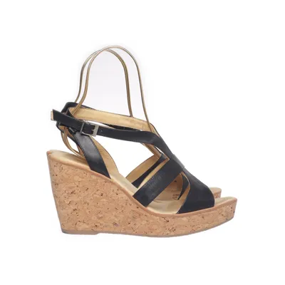 Chaussure compensées (Beige, Noir) de Waschbär