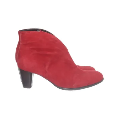 Heeled boots (Red) from Luftpolster Leather
