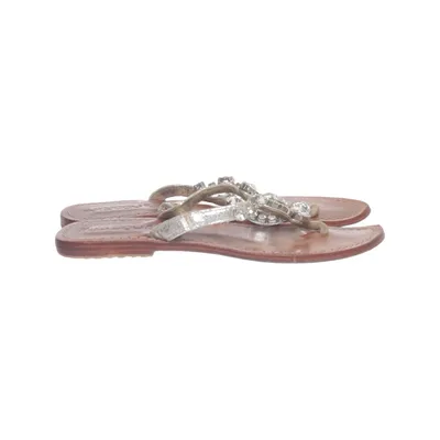 Flipflop (Brun, Silverfärgad) från Mystique Skinn