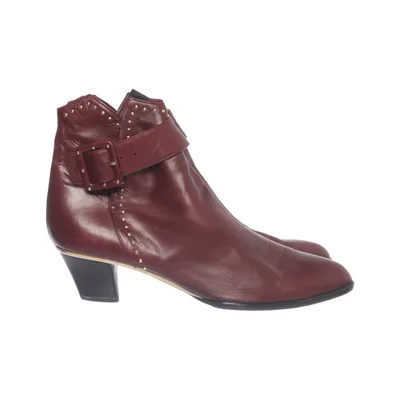 Bottes à talons (Marron) de Maripe Cuir