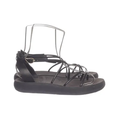 Sandalen (Zwart) van Ancient Greek Sandals