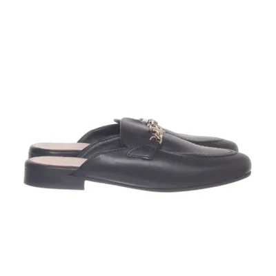 Slip-ins (Black) from Tommy Hilfiger Leather