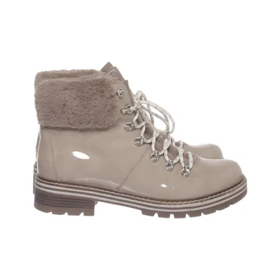 Bottes à lacets (Beige) de Landrover Cuir, Polyester