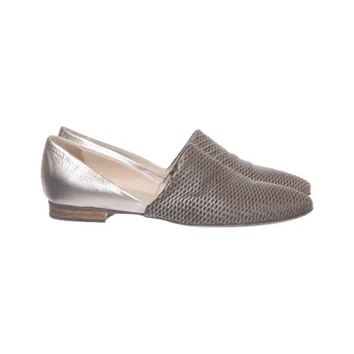 Ballerines (Marron, Argent) de Donna Carolina Cuir