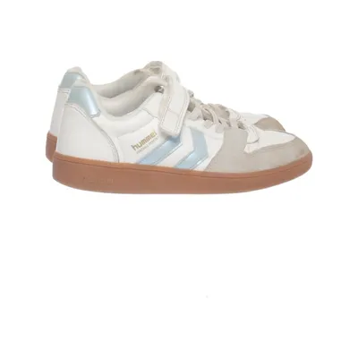 Sneakers (Wit, Blauw, Grijs) van Hummel Leer