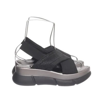 Sandalen (Zwart, Zilver) van Ilse Jacobsen Leer
