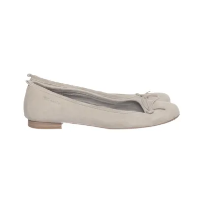 Ballet flats (Beige) from Tamaris Leather