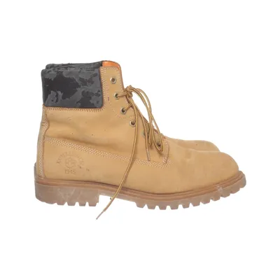 Bottes à lacets (Beige) de Lumberjack Cuir