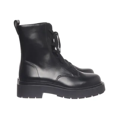 Bottes à lacets (Noir) de H&M Faux cuir