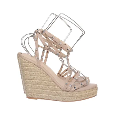 Chaussure compensées (Beige) de Public Desire Faux cuir