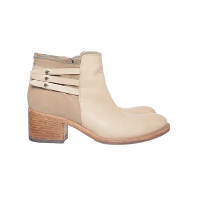 Heeled boots (Beige) from Alberto Fermani Leather