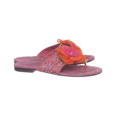 Teenslippers (Lila, Oranje, Meerkleurig) van Lazamani Leer