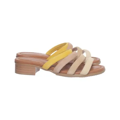Mules (Marron, Jaune, Beige) de Rich Cuir
